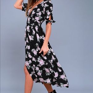 Free People Love of my Life Midi Dress (Floral)